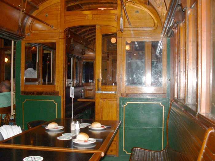 Perth Melbourne tram restaurant