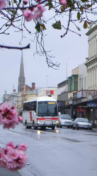 Trotters V/Line coach in Ballarat