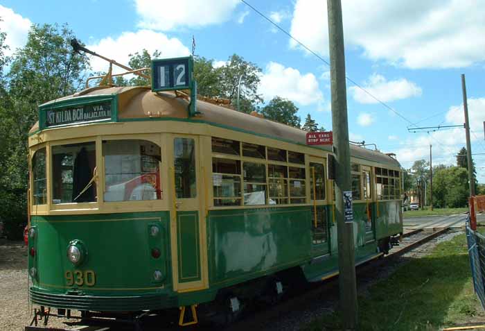 Melbourne Class W6 tram 930