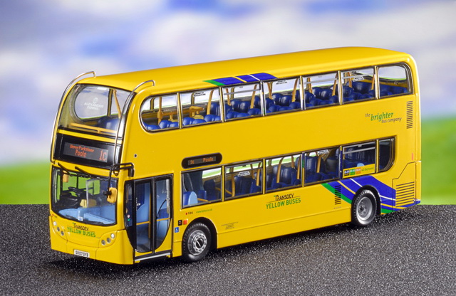 Transdev Yellow Buses Alexander Dennis Enviro400 Double Deck Bus.