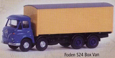 Foden S24 Box Van.