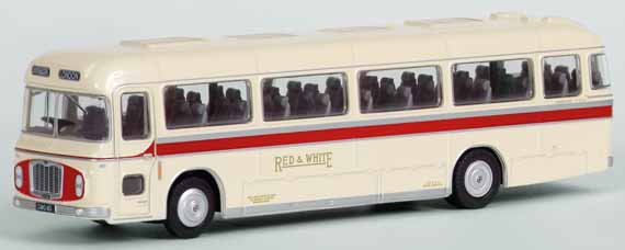 Red & White Bristol RELH6G ECW coach.