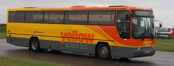 Stagecoach United Counties Volvo B10M Plaxton big yellow school bus 52486