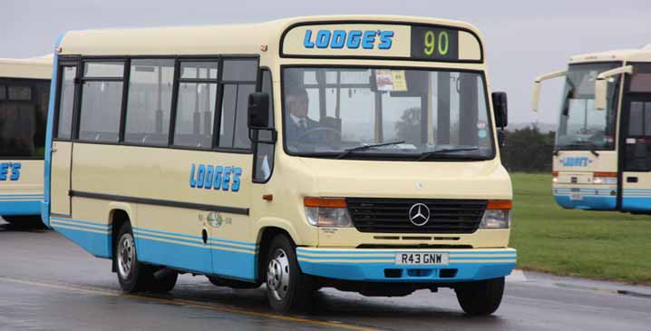 Lodge's Coaches Mercedes O810D Plaxton Beaver 2 R43GNW arriving at SHOWBUS 2010