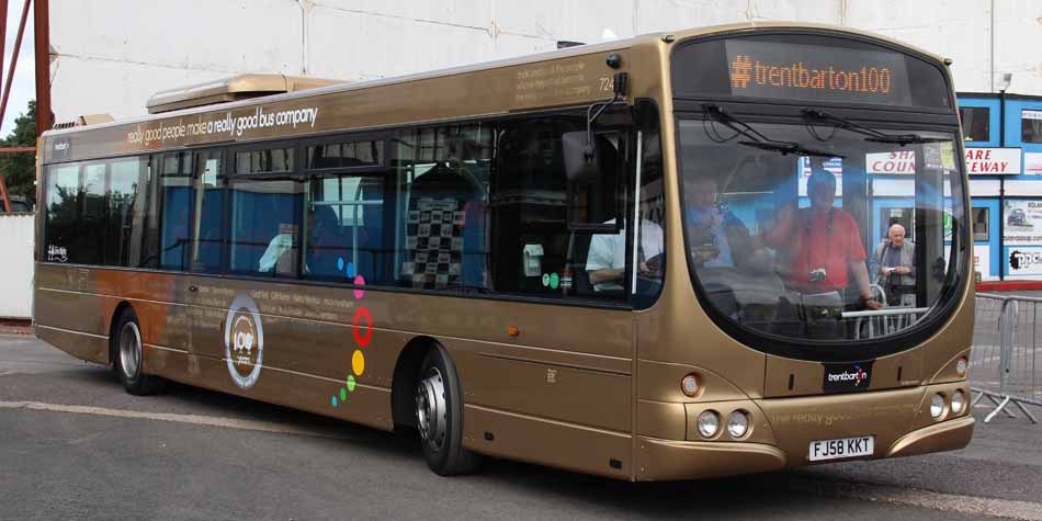 Trent Barton Volvo B7RLE Wright 724