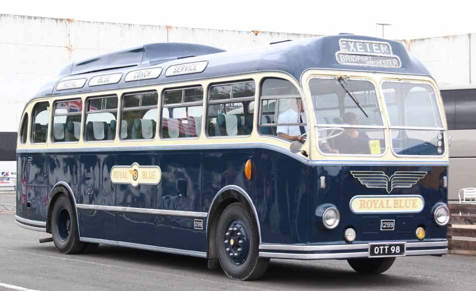 Royal Blue Bristol LS6G ECW 1299