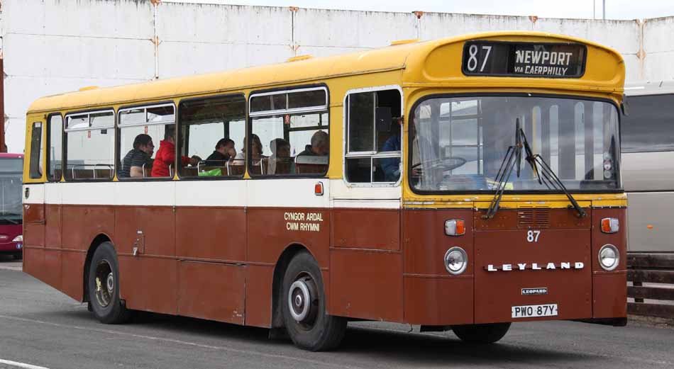 Rhymney Valley Leyland Leopard PSU4 East Lancs 87