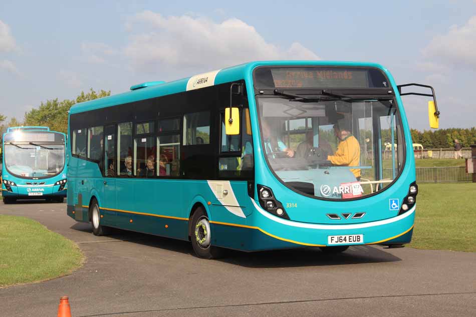 Arriva Midlands Wright Streetlite WF 3314