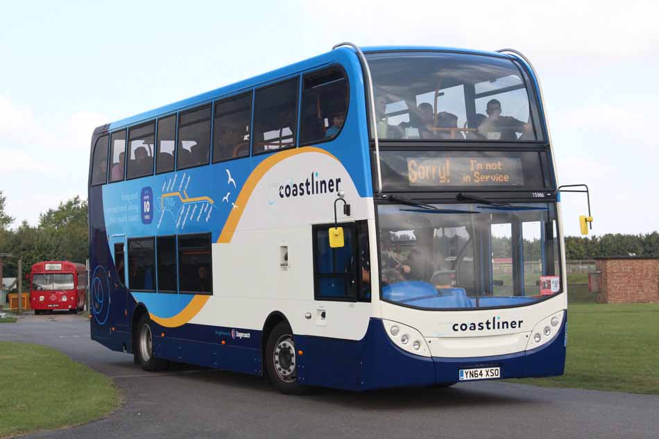 Stagecoach South Coast Scania N230UD ADL Enviro400 Coastliner 15986