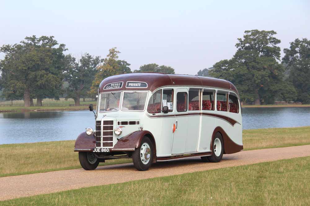 Webbs Coaches Bedford OB Duple JUE860