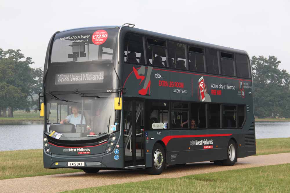 National Express West Midlands ADL Enviro400 MMC Platinum 6701