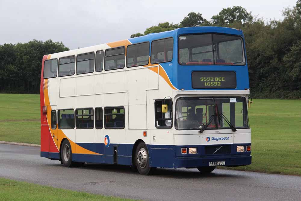 Stagecoach Viscount Volvo Olympian Alexander 16592