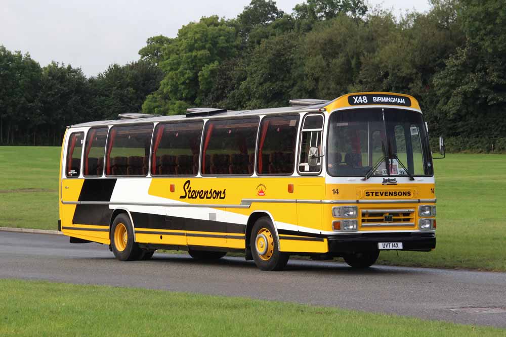 Stevensons Leyland Tiger Plaxton Supreme IV 14