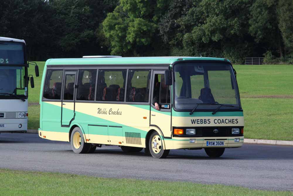 Webbs Coaches Toyota Coaster Caetano Optimus RSW350N