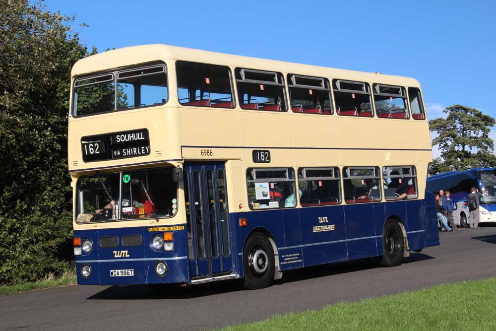 West Midlands PTE Leyland Fleetline MCW 6986