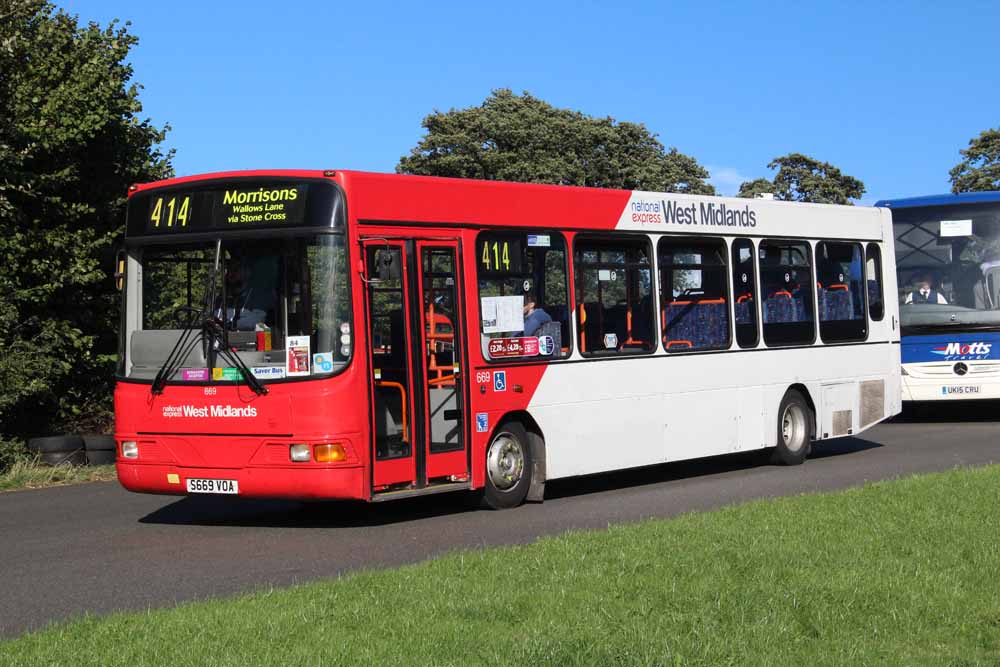 National Express West Midlands Volvo B6LE Wright 669