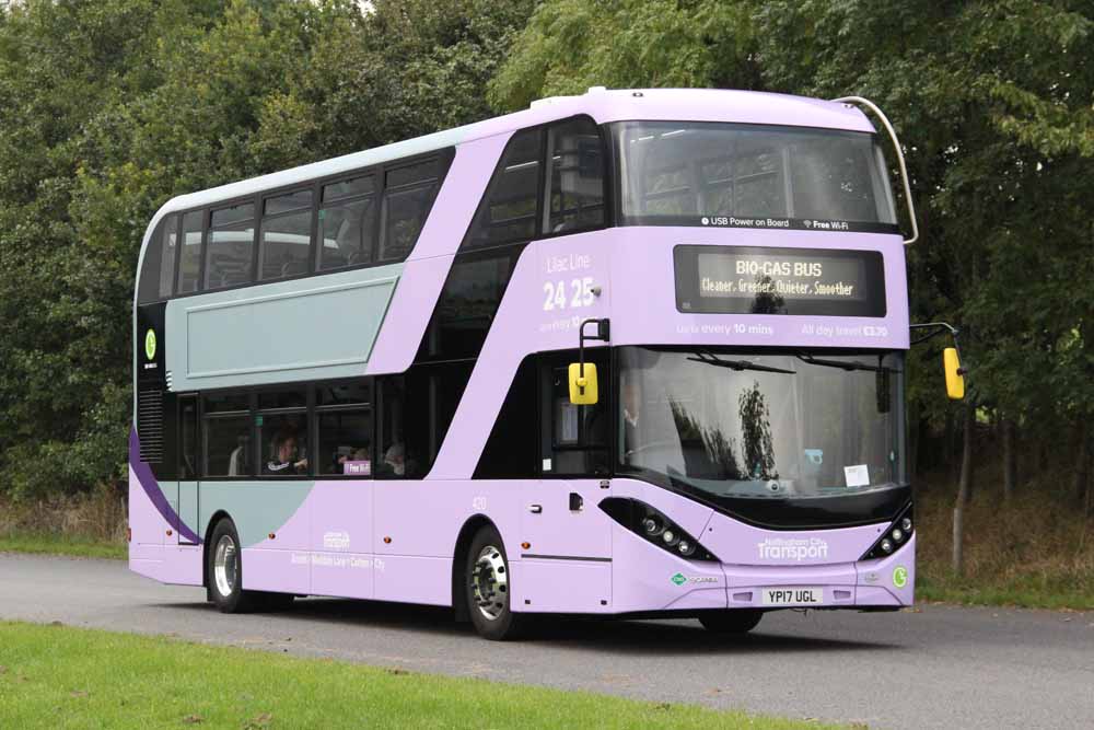 Nottingham Scania N280UD ADL Enviro400City 420