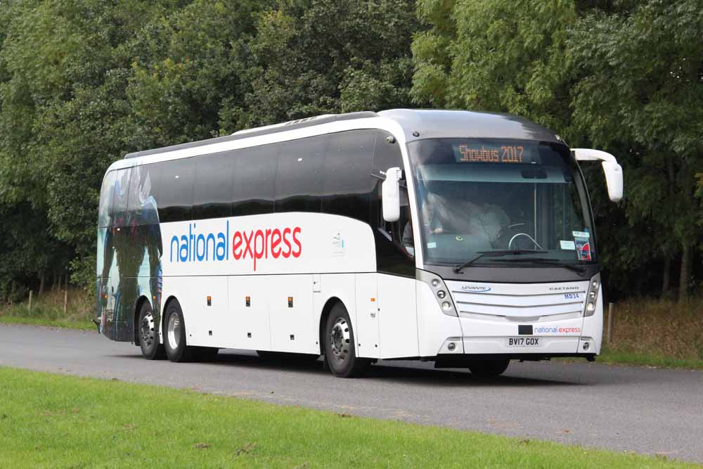 de Courcey Scania K440EB Caetano Levante MD34 National Express