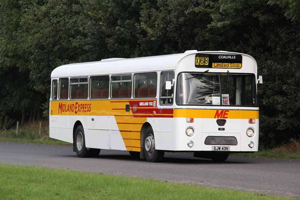 Midland Fox Leyland Leopard PSU3 Marshall 343