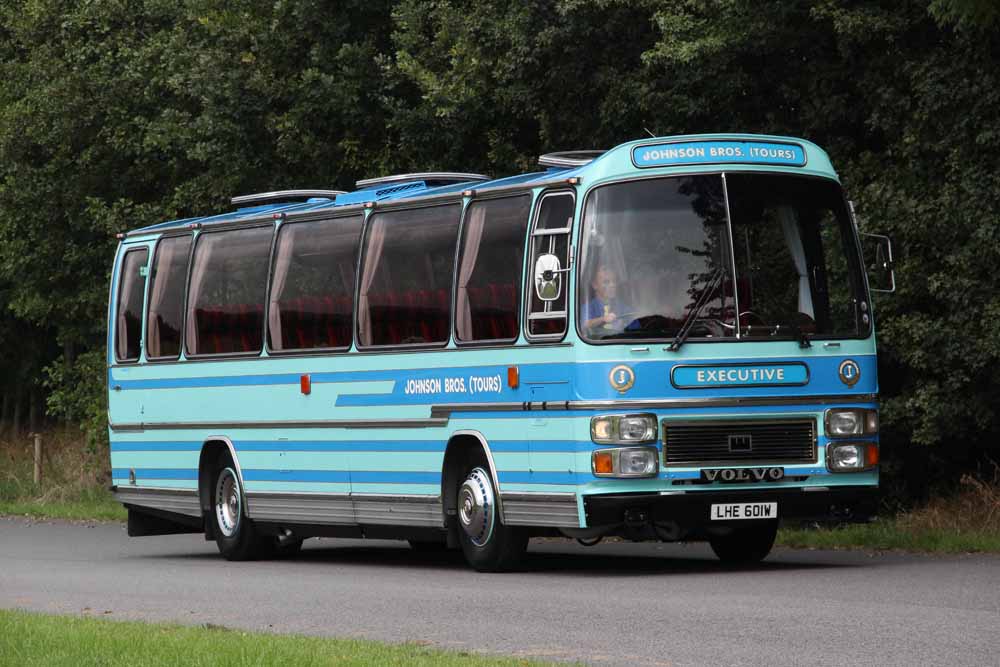 Johnson Bros Tours Volvo B58 Plaxton LHE601W