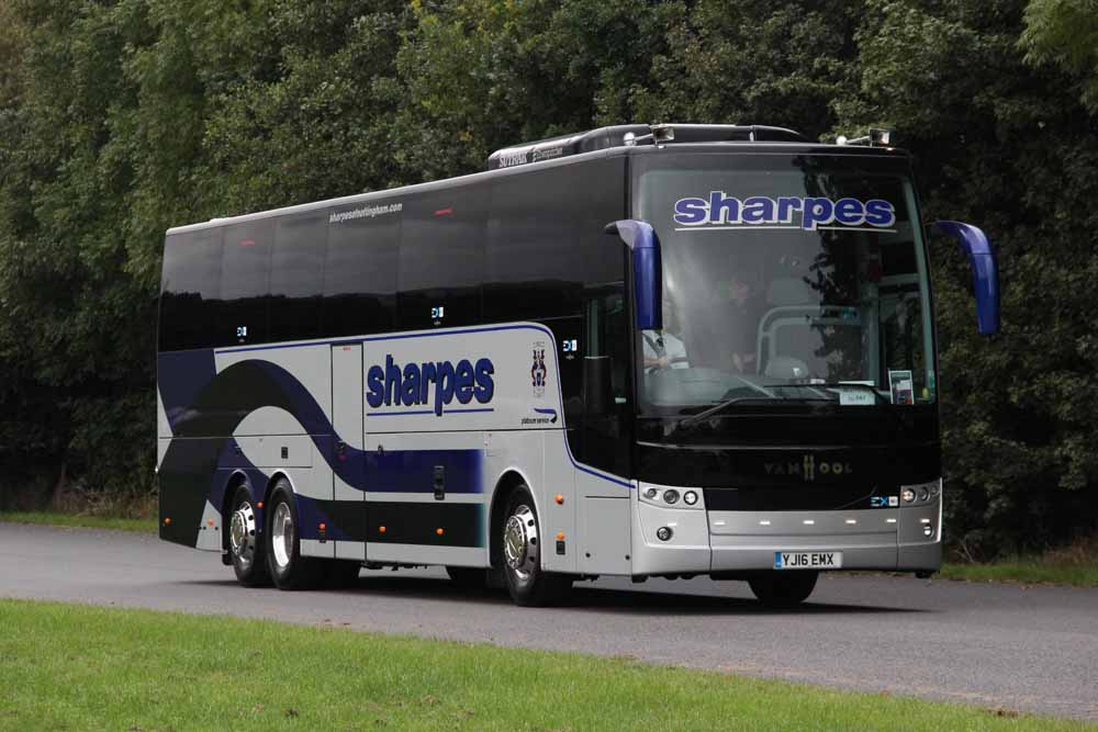 Sharpes of Nottingham Van Hool EX16H YJ16EMX