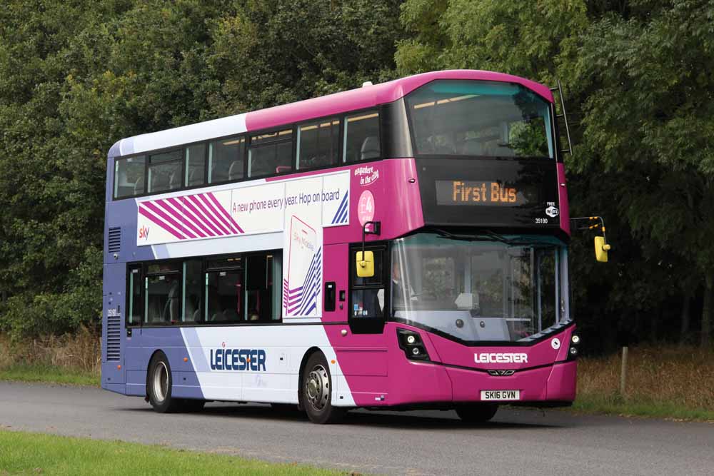 First Leicester Wright Streetdeck 35190