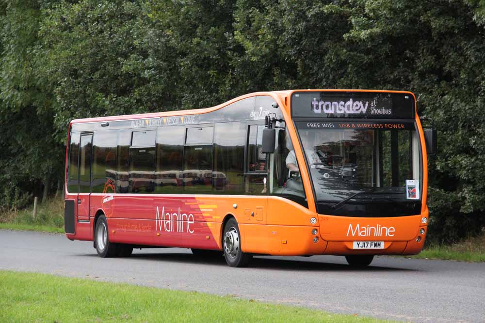 Transdev Mainline Optare Versa 249