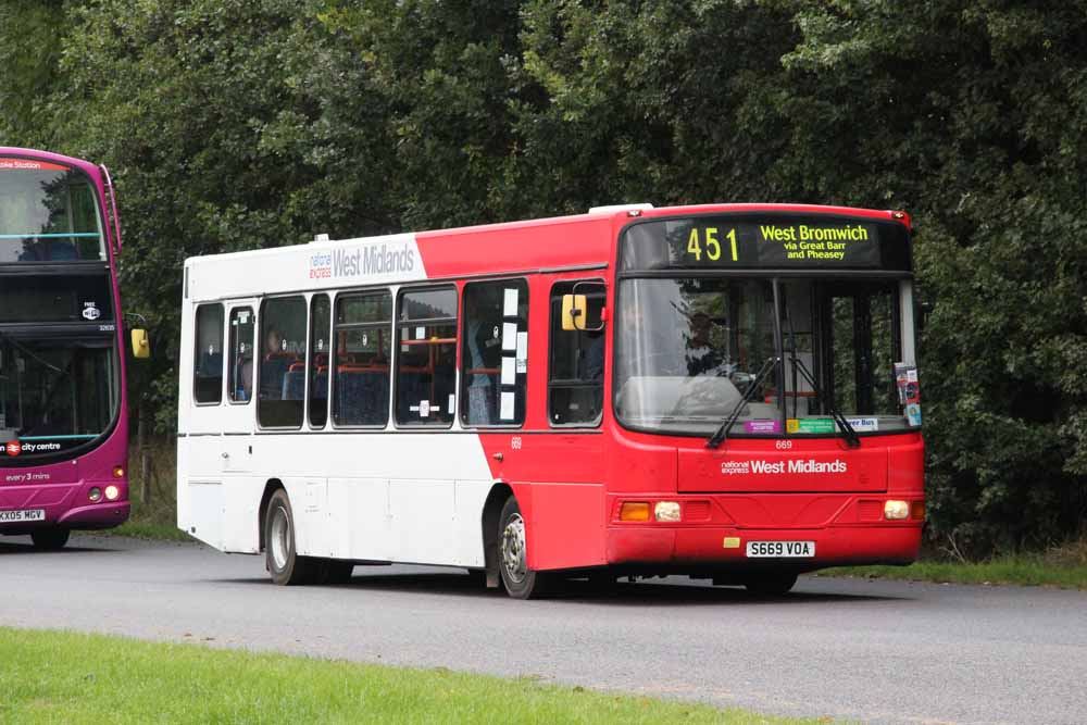 Travel West Midlands Volvo B6LE Wright 669