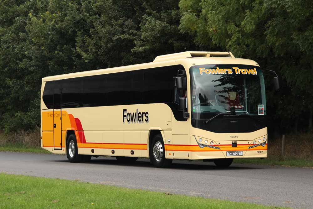 Fowlers Volvo B8R Plaxton Leopard YX17OGT