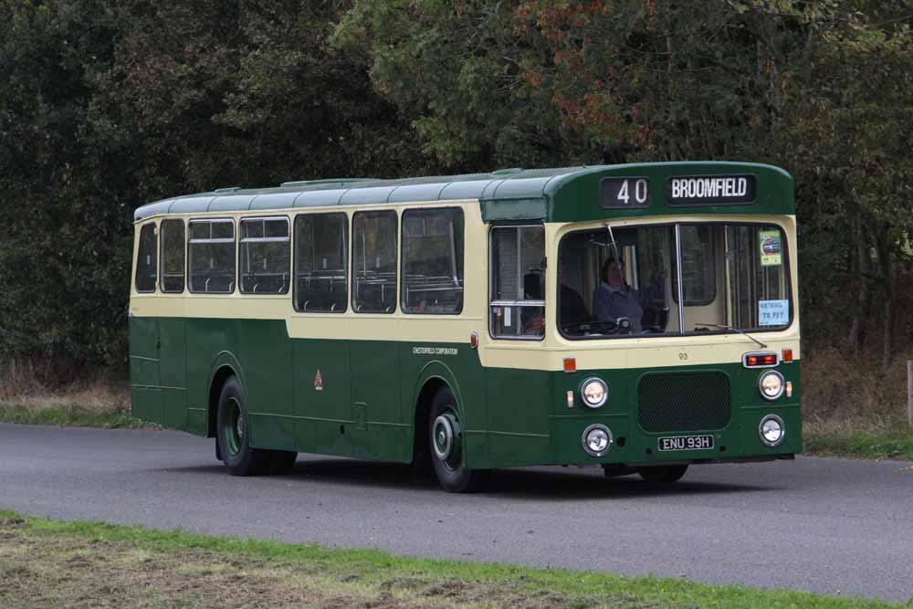 Chesterfield Transport Leyland Panther Northern Counties 93