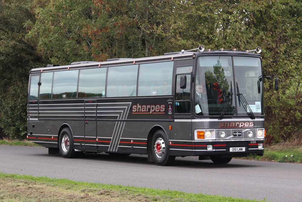 Sharpes of Nottingham Volvo B10M Van Hool D51LWW