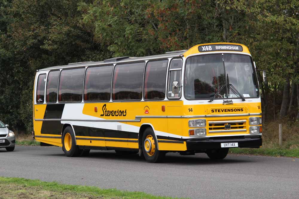 Stevensons Leyland Tiger Plaxton Supreme 14