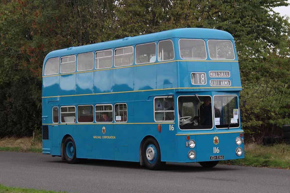 Walsall Corporation Daimler Fleetline Northern Counties 116