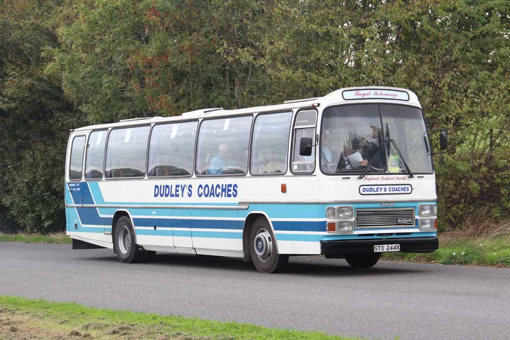 Dudleys Coaches Leyland Leopard Plaxton Supreme STO244X