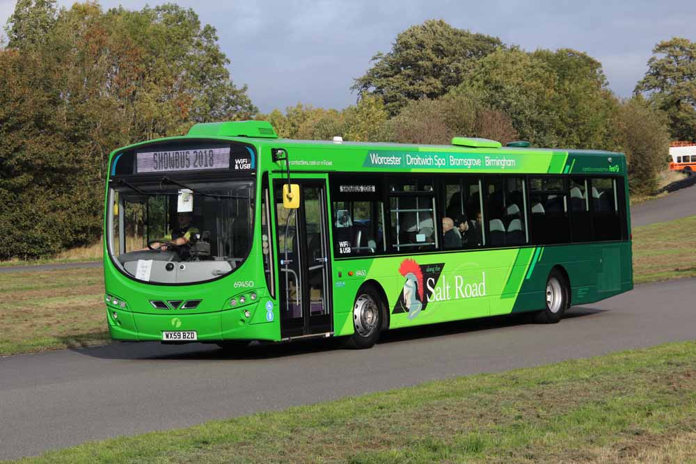 First Midland Red Volvo B7RLE Wrights 69450 Salt Road