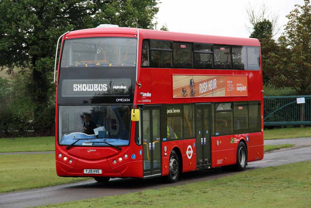 Metroline Optare Metrodeck EV OME2654