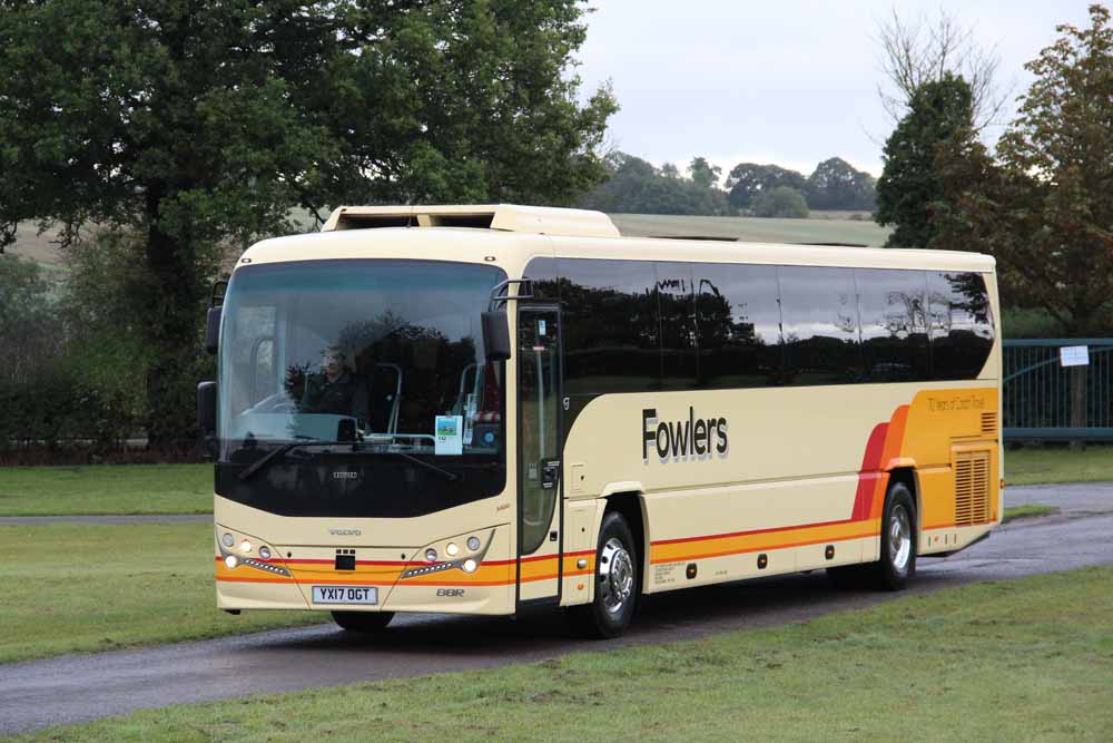 Fowlers Volvo B8R Plaxton Leopard YX17OGT