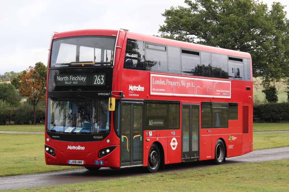 Metroline Volvo B5LH MCV VMH2467