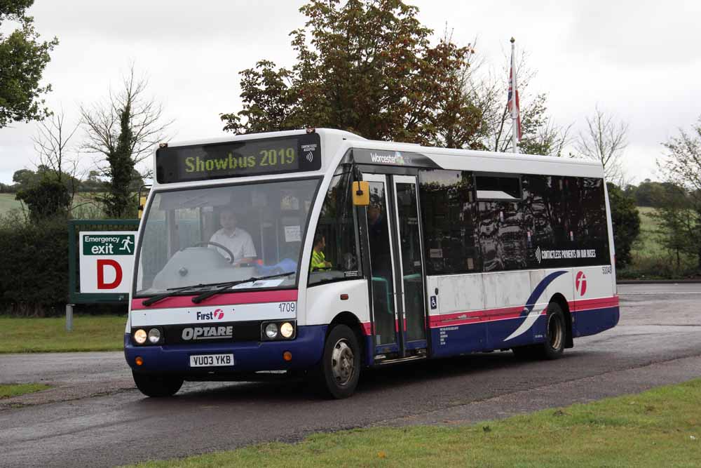 First Midland Red West Optare Solo 1709