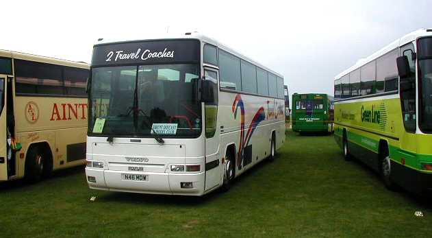 2 Travel Coaches Volvo B10M Plaxton N46MDW