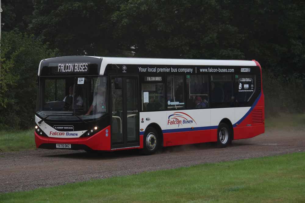 Falcon Buses Alexander Dennis Enviro200MMC YX70OKZ