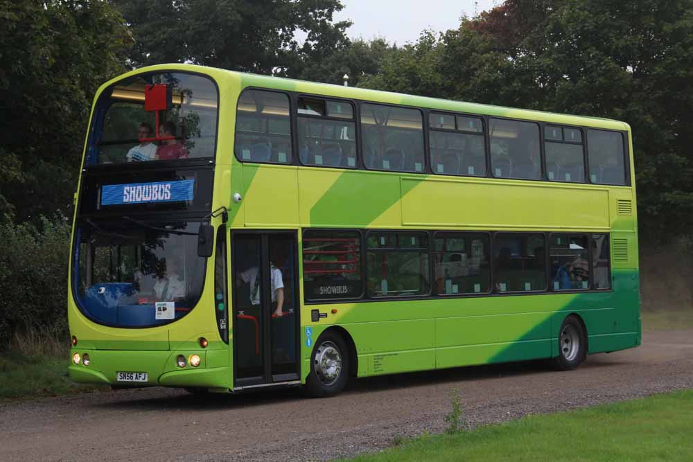 Green Bus Volvo B7TL Wright Eclipse Gemini 417