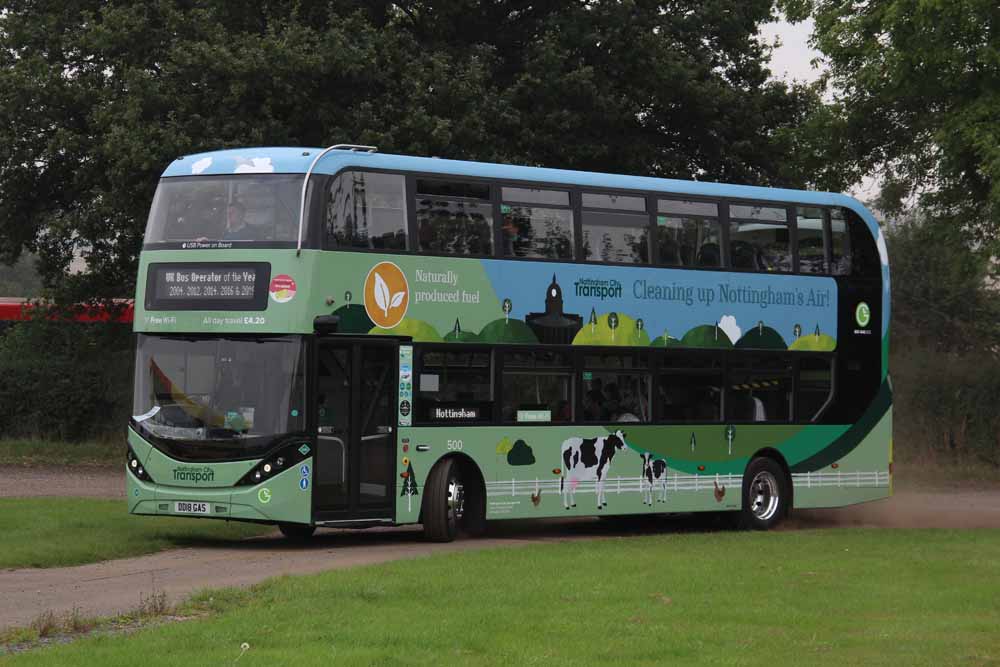 Nottingham Scania N280UD ADL Enviro400CNG 500