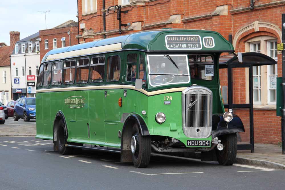 Aldershot & District Dennis Lancet III Strachan 178 flyby