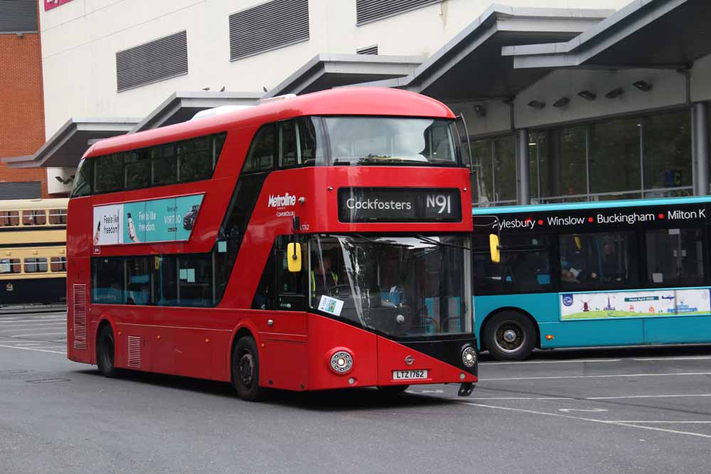 Metroline Wright New Routemaster LT762 flyby