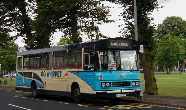 Go Whippet Volvo B10M Duple Dominant EAV812V