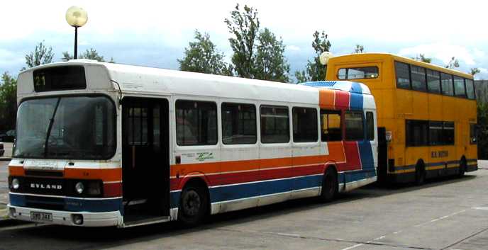 Stratford Blue Motor Services Leyland National 2 OWB34X