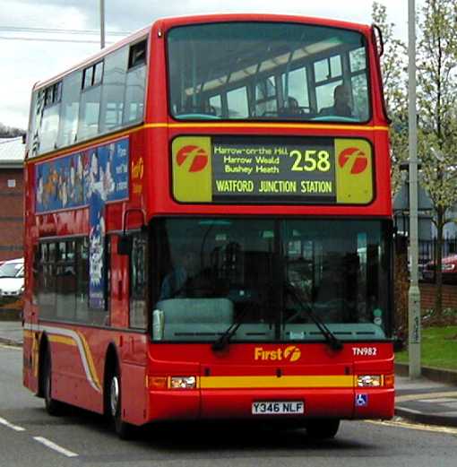 First Challenger Dennis Trident Plaxton President TN982