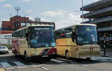 Brighton & Hove Volvo B10M Plaxton Excalibur 504