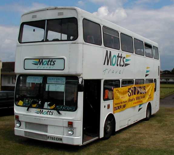 Motts Travel Metrobus F763EKM ex East Kent